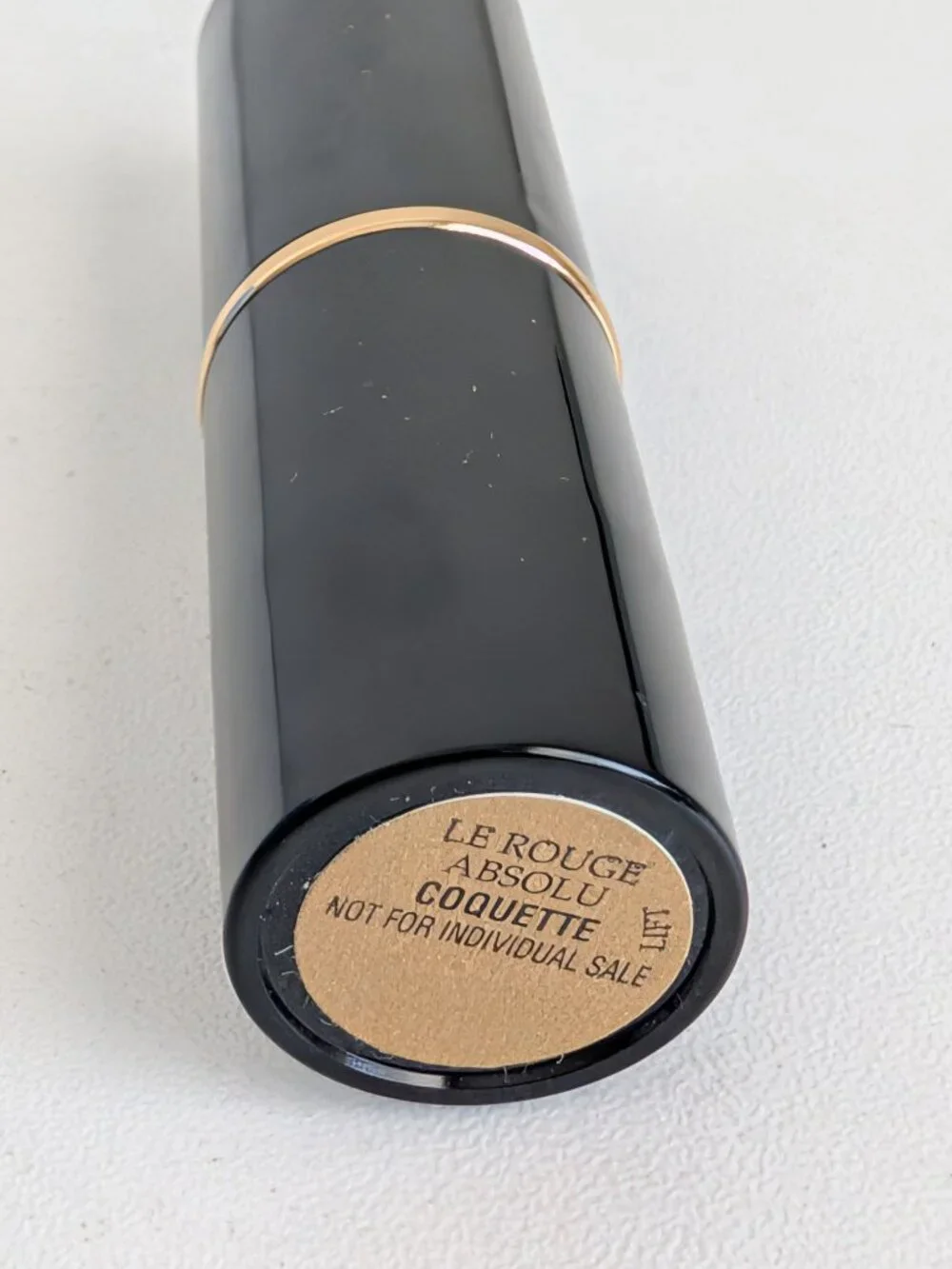 Lancome L'Absolu Rouge Sensation Lipstick Coquette Full Size